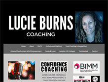 Tablet Screenshot of lucieburns.com